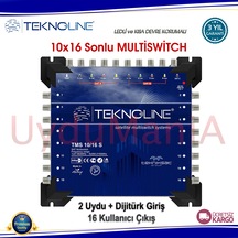 Teknoline Tms 10X16 Multiswitch - Sonlu Ledli