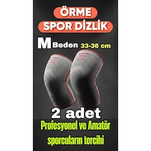 Veltomed 3D Örme Sporcu Dizlik 2'li