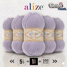 Baby Best - 682 Lavanta - 5'li Paket - 100gr/240m - Bebek İpi - Anti Pilling Tüylenmez İp