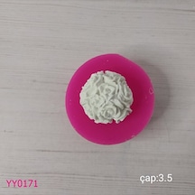 Yy0171 Yuvarlak Tomurcuk Gül Silikon Kalıp