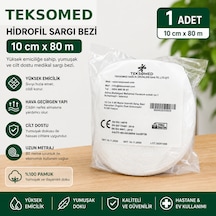 Teksomed 10cm 80m Hidrofil Sargı Bezi 1 Adet