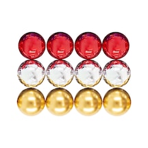 4 Adet Mistique Home Mix Top 3 Cm 12'li Çok Renkli