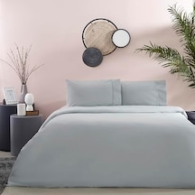 Basic Standart Pamuk Nevresim Takımı, Antrasit, Queen Size 0