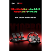Pxn V10 Pro 3.2nm Direct Drive Yarış Tekerleği - Pc, Xbox Ve Ps4 Uyumlu