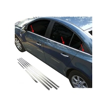 Chevrolet Cruze Sd Krom Cam Çıtası Tk 2009-2016 Arası 6 Prç Pasla N11.2957