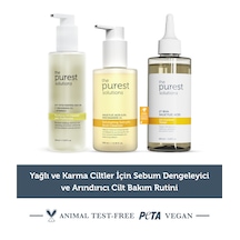 Yağlı Ve Karma Ciltler İçin Arındırıcı Ve Sebum Dengeleyici Cilt Bakım Seti