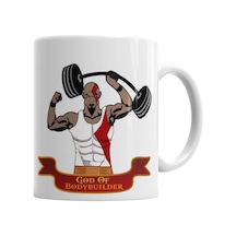 God Of Bodybuilder Kupa Bardak Porselen Karışık