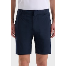Isaora Regular Fit Normal Bel Bermuda Şort Erkek Şort Isr6203 Drnvy Koyu Lacivert