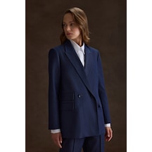 Aker Denim Görünümlü Pantolon Lacivert Lacivert