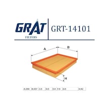 GRAT 14101 HAVA FİLTRESİ CORSA C 01- COMBO MERIVA 03- 1.2 16V 1.4