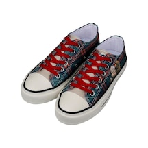 Kadın Vegan Çok Renkli Sneakers - Teddy Bear Tasarım
