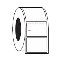 Ofisostim 40x80 1000 Adet Eco Termal Barkod Etiketi