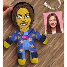 BK Gift Kişiye Özel Simpsons Figürlü Bebek Yastık - Model 5