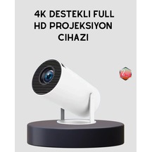 Ers Ev Sineması Projeksiyon Cihazı 160 Ansı Lümen, 4k Uyumlu Ve Kablosuz Görüntü Aktarımı 41444773