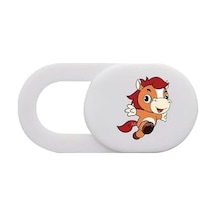 Kamera Kapatıcı 3 Lü Set Laptop Tablet Telefon Uyumlu Ultra İnce Webcam Gizlilik Kapağı Kaydırmalı Güvenlik Aparatı Hayvan Figürlü Desenli Çok Renkli