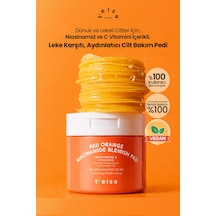 Leke Karşıtı, Aydınlatıcı Cilt Bakım Pedi Telse Red Orange Niacinamide Blemish Pad 70 Pads