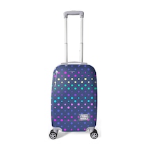 Coral High Puantiyeli Kabin Boy Valiz 50cm 16551 Lacivert