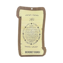 Bereket Duası Ahşap Duvar Süsü