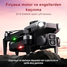 Piha S119 Drone Fırçasız Motor 2 Batarya & 30 Dakika Uçuş 1080P HD Kamera Engelden Kaçınma