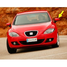Seat Leon MK2 2006-2009 Sol Yan Dış Ayna Üst Kapağı 1P0857537