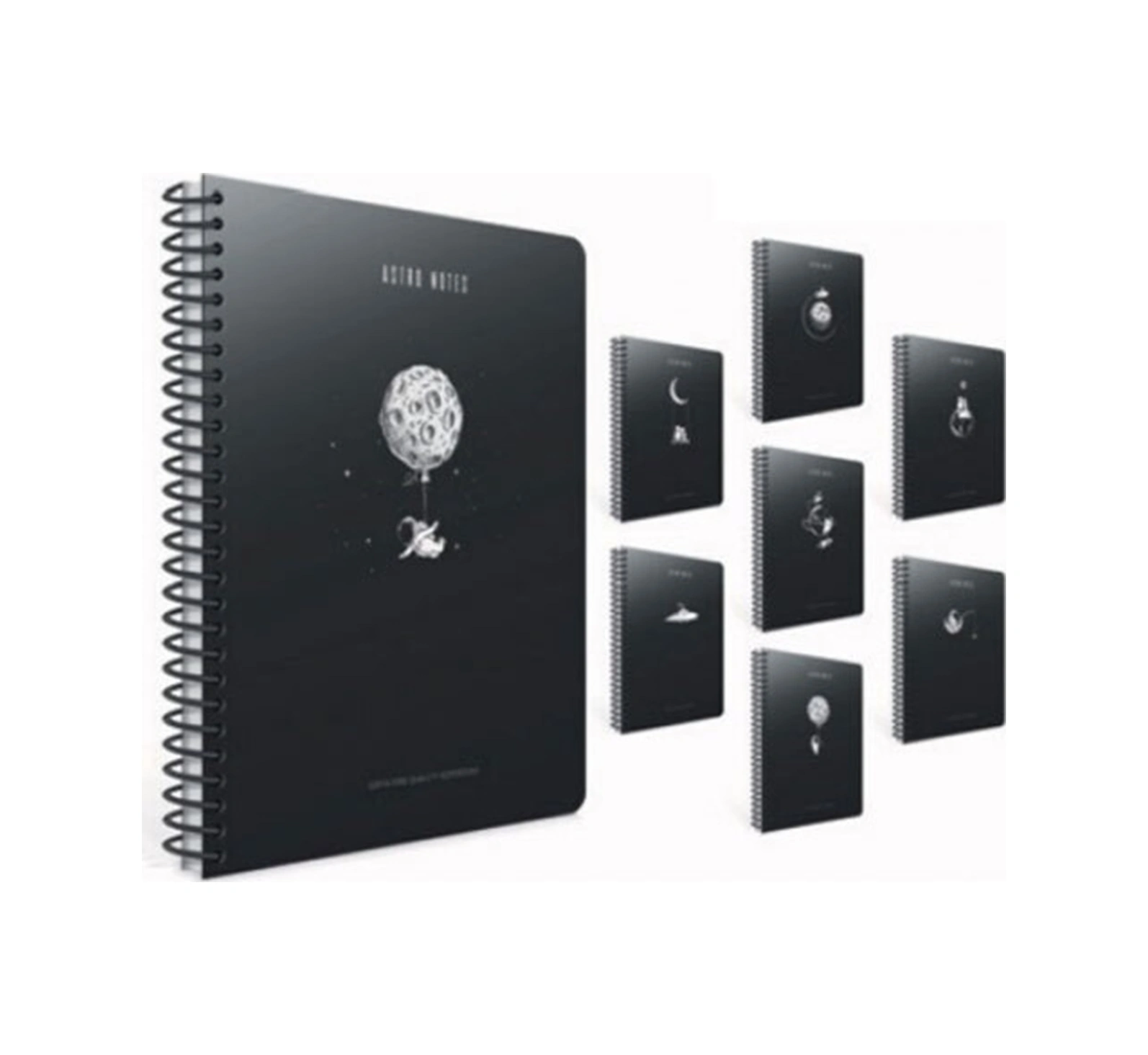 Astro Notes Spiralli Karton Kapak Defter A4 80 Yaprak Kare