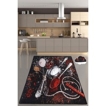 Spicy Djt 80X200 Cm Yıkanabilir Mutfak Halısı