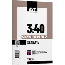 AYT Sosyal Bilimler 2 3x40 Deneme- Marka Yayınları
