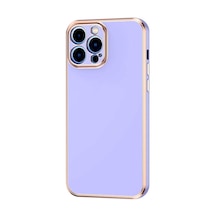 Apple Uyumlu iPhone 13 Pro Klfs Bark Kılıf mor Mor