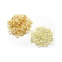 Altın 100 Adet Kuşgözü Grommets Yıkayıcı İle Uygun Deri El Sanatları Çanta Ayakkabı Kemer Kapağı 4mm/5mm/6mm/8mm/10mm 8mm