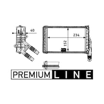 Mahle Ah85000p Kalorifer Petegi 2711500qae 2711500qag 7701205538