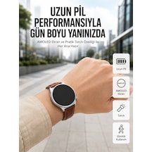 10 Gün Şarj Dayanımı Sunan Amoled Ekran Akıllı Saat Yeni Nesil - Lisinya