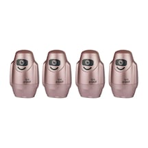 Ayrex E-bot Sılgılı Kalemtıras Metalık Roze 4lu Set