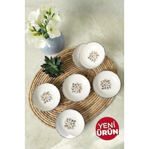 Keramika Sapphire Halka Çerezlik / Sosluk 13 Cm 6 Adet 22746