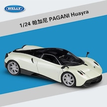 Pagani Huayra 1:24 Model Araç Beyaz Renk Koleksiyon