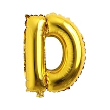 Gold Folyo Balon Orta Boy D Harfi