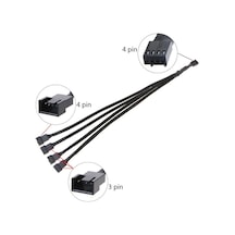 30 cm. 4 Port 4 Pin Fan Çoklayıcı Y PWM Çoklayıcı Splitter Kablo