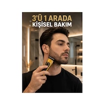 Saç, Sakal, Burun Ve Kulak Bakımı İçin Çok Amaçlı Tıraş Makinesi Çok Renkli