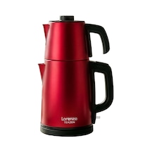 Lorenzo Teazen Çelik Çay Makinesi Kırmızı