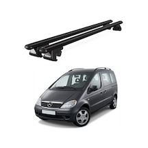 Venüs Mercedes-benz Vaneo W414 2002-2005 Uyumlu Siyah Ara Atkı Port Bagaj Tavan Barı