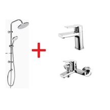 Creavit SH640 Luna 3'lü Duş Seti SH640 + IN1500 + lN2500