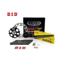 Zincir Dişli Seti Ducatı Evo 848cc Zincir: Dıd-525vx3 Çelik-98 Ön Dişli: Sunstar 15t Arka Dişli: Jt 39t 2011-2013 47303287