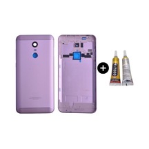 Redmi 5 Plus Uyumlu Full Kasa Arka Pil Kapağı Pembe + B7000 Çok Renkli