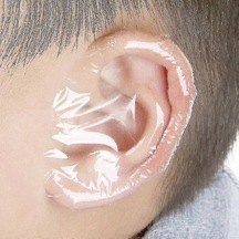 Bebekler İçin 100 Adet Su Geçirmez Kulak Çıkartmaları, Bebek Yüzme Kulak Yamaları, Kulak Koruyucuları