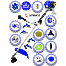Cros Lombard İtaly Gravento 531x Yan Tipi Benzinli Ot Çalı Çim Biçme Tırpanı+ 12 Pcs Komple Bahçe Setli