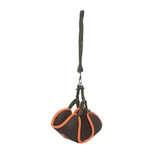 Kedi Köpek Halı Göğüs Tasma Seti Small 32-40 Cm + 130 Cm Haki Tcu