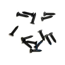 Klips, Menteşe, Ayak, Ağaç, Sunta Vidası 2,2x9,5mm - Siyah 100 Adet Çok Renkli