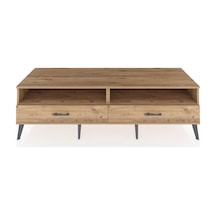 Kronos Tv Ünitesi 2 Raflı 2 Çekmeceli 176x59x51 Çam-çam/çam Atlas Çam/atlas Çam