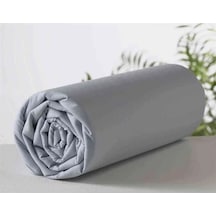 Aslans Çift Kişilik Lastikli Çarşaf Gri 160x200