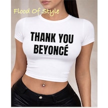 Flood Of Style Beyaz Babby Tee Thank You Özel Tasarım