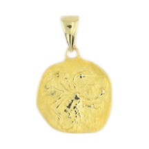 14 Ayar Akrep Burcu Figürlü Altın Kolye Ucu Altın